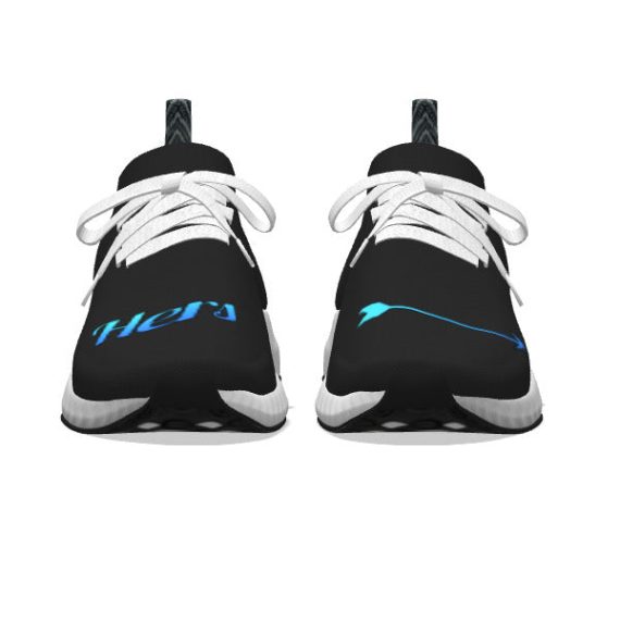 His in Black Wedding Sneakers